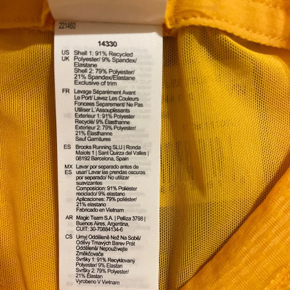 Brooks Saffron Atmosphere Sleeveless Top Size XS NWT. - Picture 6 of 7